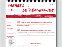 Tablet Screenshot of carnetsdegeographes.org